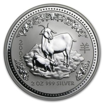 Australië Lunar 1 Geit 2003 2 ounce silver